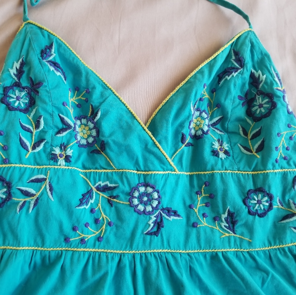 Kirra Large Embroidered Halter Top